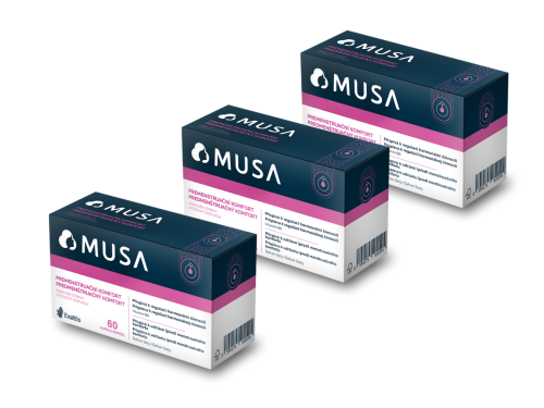 MUSA PREMENSTRUAČNÍ KOMFORT - Výhodné balení (3x60 kapslí)